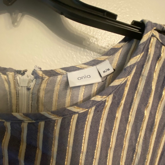 Onia Marina Mini Dress Denim Lirex Multi NWT - Picture 6 of 6